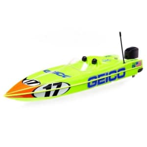 Pro Boat Remote control boat, Geico, brushless RC boat, new in box
