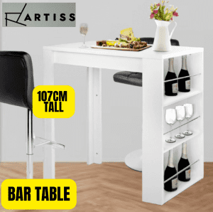 Bar Table Dining Storage Shelf (Brand New)