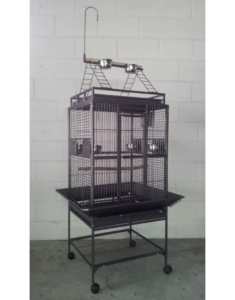 New Large Bird Cage Parrot Aviary Free Standing Bird Gym 198cm * ED32
