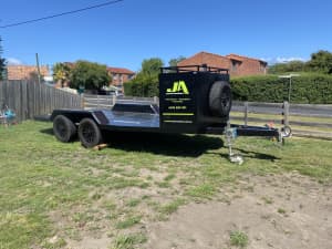 Custom built plant trailer / toy hauler 