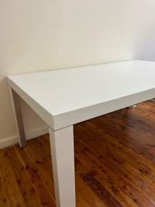 Matte White beyond furniture dining table
