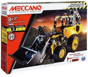 Meccano Construction Excavator with Tools