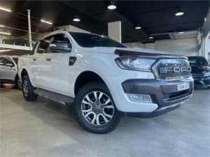 2016 Ford Ranger PX MkII Wildtrak Double Cab White 6 Speed Sports Automatic Utility