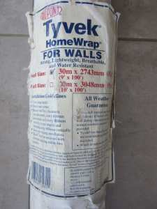 Dupont Tyvek Home Wrap for Walls