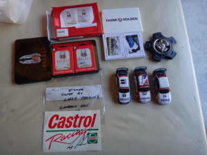 castrol sticker sign Larry Perkins,3 model cars scale 1.43 playing car