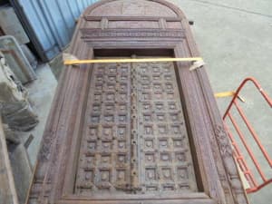 Large Original Old Haweil Palace Door From India Hand Carved