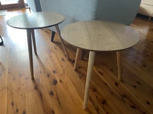Bedside tables x2 (immaculate condition)