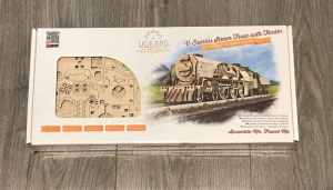(Brand new sealed) Ugears v-express steam train with tender