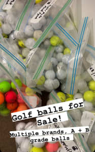 Golf balls second hand