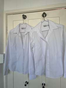 Wanted: 2 size 10 girls Dobsons white school shirts in excellent condition
