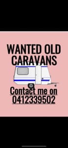 Wanted: WANTED OLD CARAVANS CASH PAID