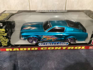 New in box Ford Mustang rc car retro classic
