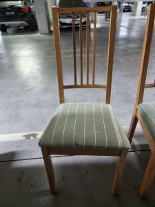 4 free dining chairs