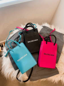 Balenciaga Authentic BLACK mini shopping bag