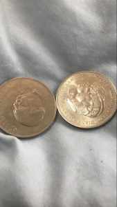 Lady dianna and prince Charles Winston Churchill coin
