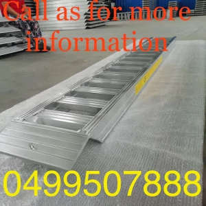 Ramps for rubber track and rubber wheels machinery ramp wide 