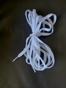 A pair of original 54 inch white Converse laces