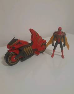 Spiderman Jet Web Cycle & Action Figure 