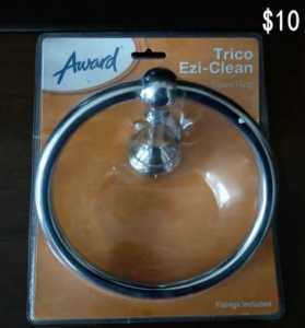 brand new award trico ezi clean towel ring