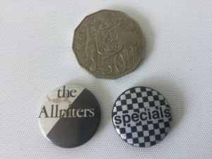 ALLNITERS and THE SPECIALS band Metal Button / Badges BUNDLE