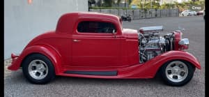34 Chev 3-Window Coupe Hot Rod