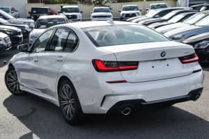 2022 BMW 3 Series G20 320i Steptronic M Sport White 8 Speed Sports Automatic Sedan