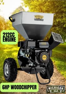 6HP Wood Chipper Garden Mulcher 212cc - Pickup / Delivery Available