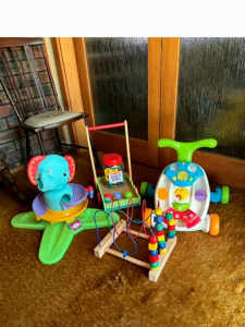 Group of baby/toddler toys