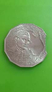 Captain Cook 50 cent coin