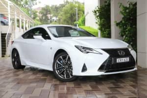 2020 Lexus RC GSC10R RC350 F Sport White 8 Speed Sports Automatic Coupe