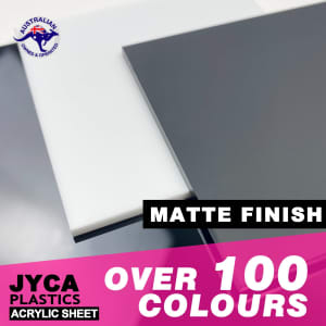 MATTE Black & White Acrylic Perspex Sheet 2mm 3mm 6mm thickTop Quality