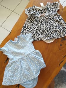 6-12mnths 0 baby girls clothes for summer.