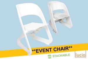 Oda Event Chair - Stackable & Super Compact