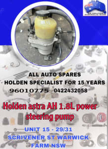 Power Steering pump ( 1.8 litre ) Holden astra AH