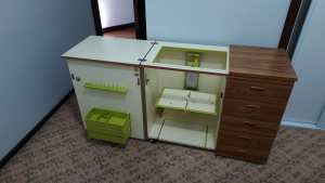 Horn Brand sewing cabinet