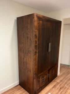 Multi-purpose hard wood cupboard Anwar tv stand