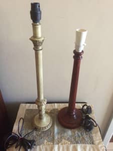 Vintage Column Lamp Bases