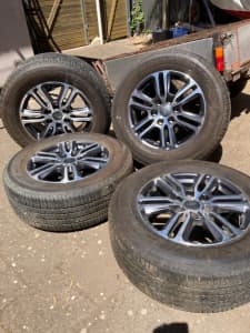 Wheels and tyres for ford ranger
