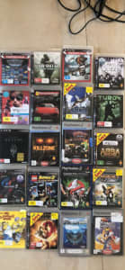 PS2 and ps3 games, located in Yanchep