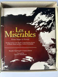 Les Miserable Stage to Screen collectable book