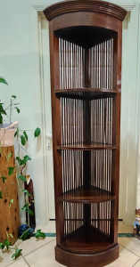 Balinese Style Corner Shelf. Very good condition 