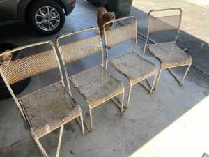 FREE Vintage steel chairs FREE