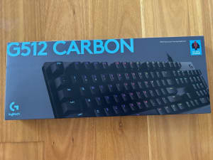 BRAND NEW Logitech G512 CARBON RGB Mechanical Gaming Keyboard