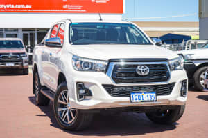 2018 Toyota Hilux GUN126R SR5 Double Cab Crystal Pearl 6 Speed Sports Automatic Utility