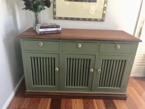 Buffet Sideboard Cabinet Modern Farmhouse Solid Timber