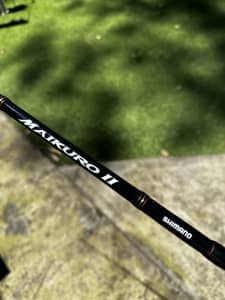 Shimano Maikuro II Spinning Rod 5ft 7in 15-24kg - never been used