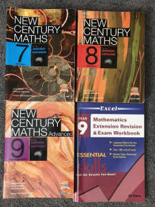 New Maths Century Text Books year 7-9