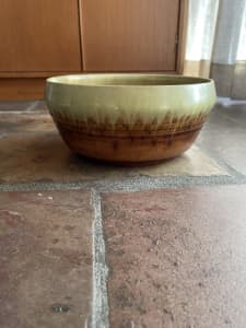 trent art ware drip glaze flower bowl