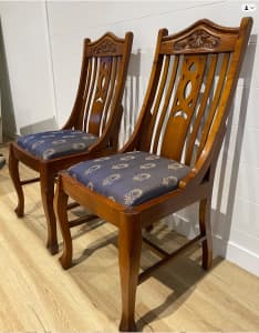 Dining Chairs - Indonesian Style x 2