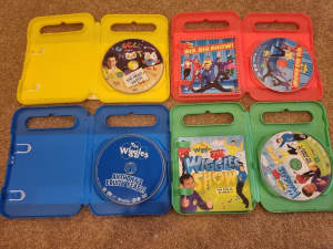 Wiggles DVDs x 3 and a Giggle and Hoot DVD